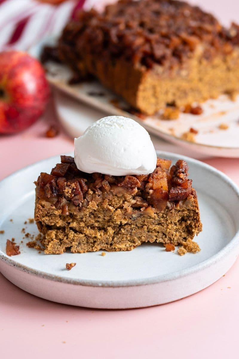 Apple Pecan Upside Down Cake