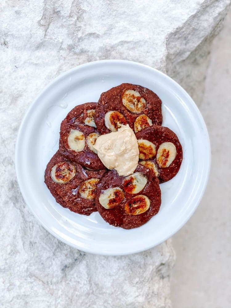 Banana Choc Pancakes