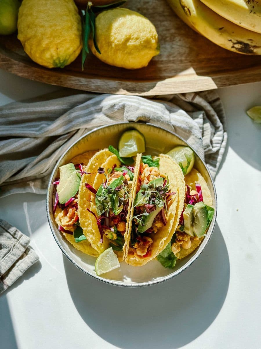 Chickpea Breakfast Tacos