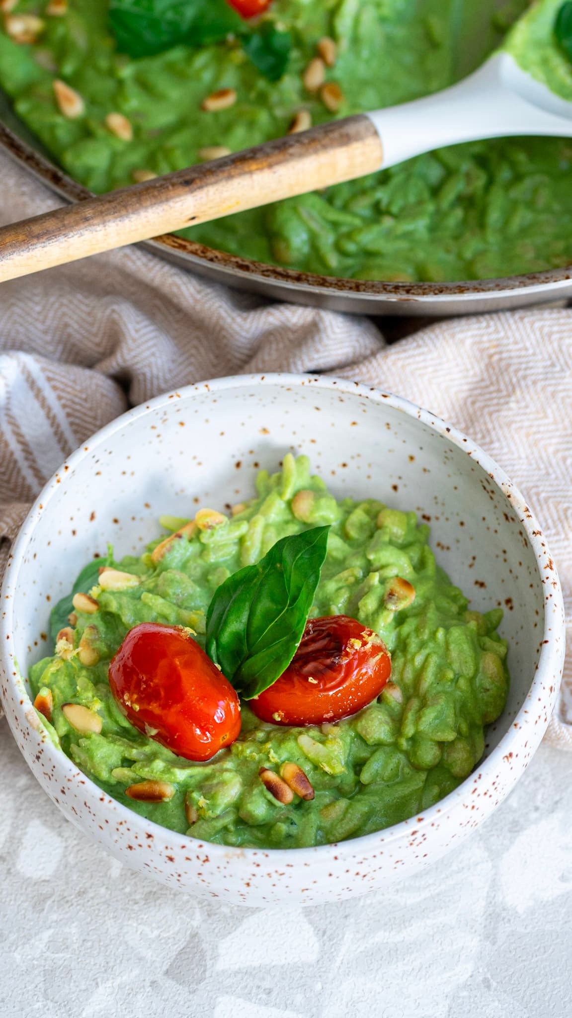 Green Goddess Orzo Pasta