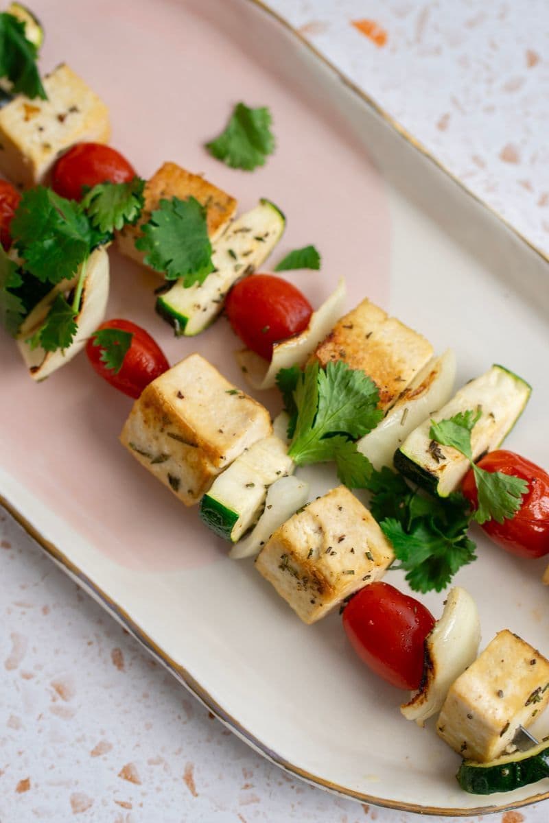 Mediterranean Tofu Skewers
