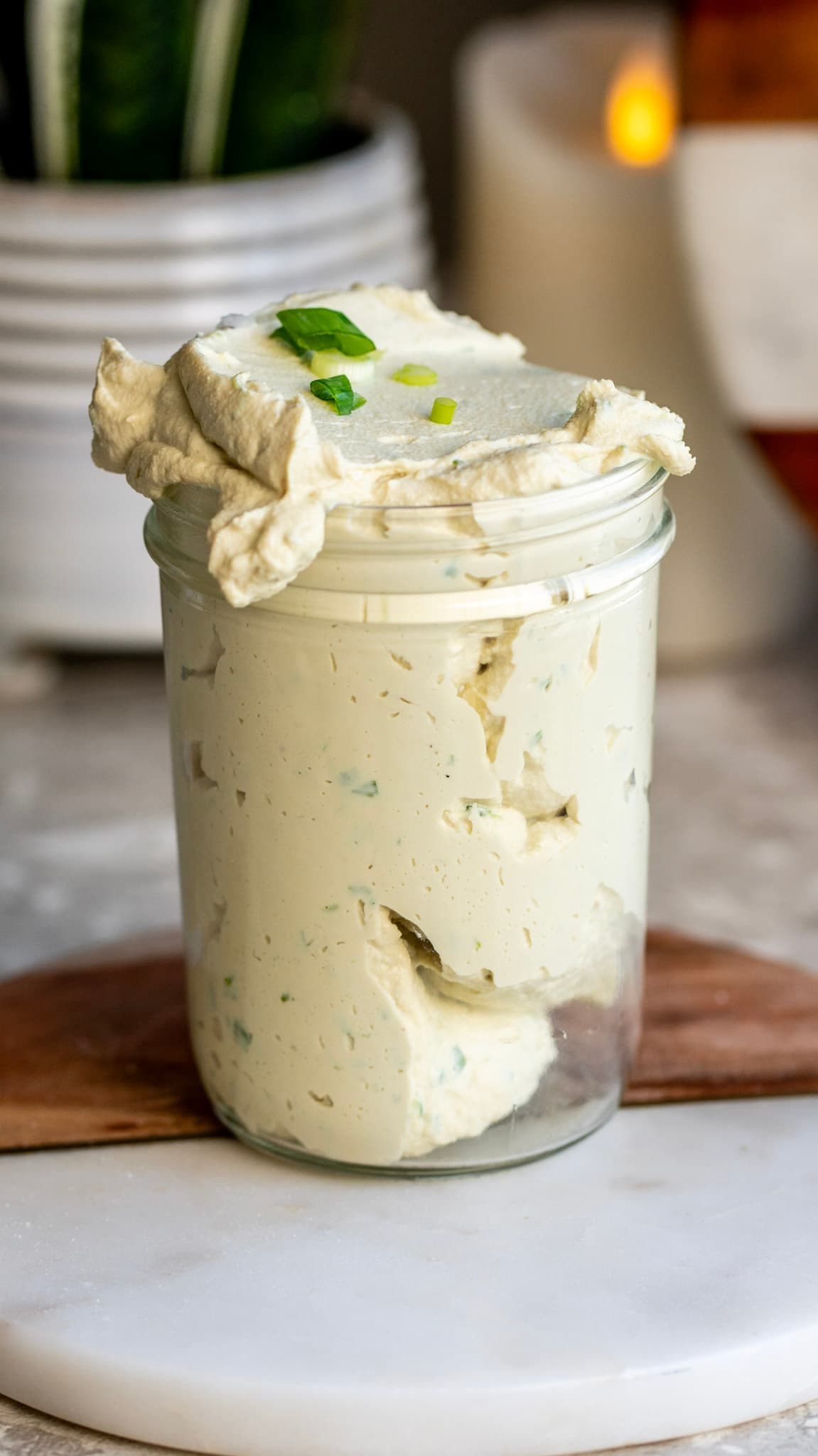Scallion Tofu Cream Cheeze