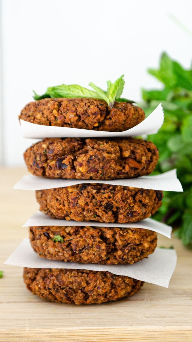 Snack Size Bean Patties